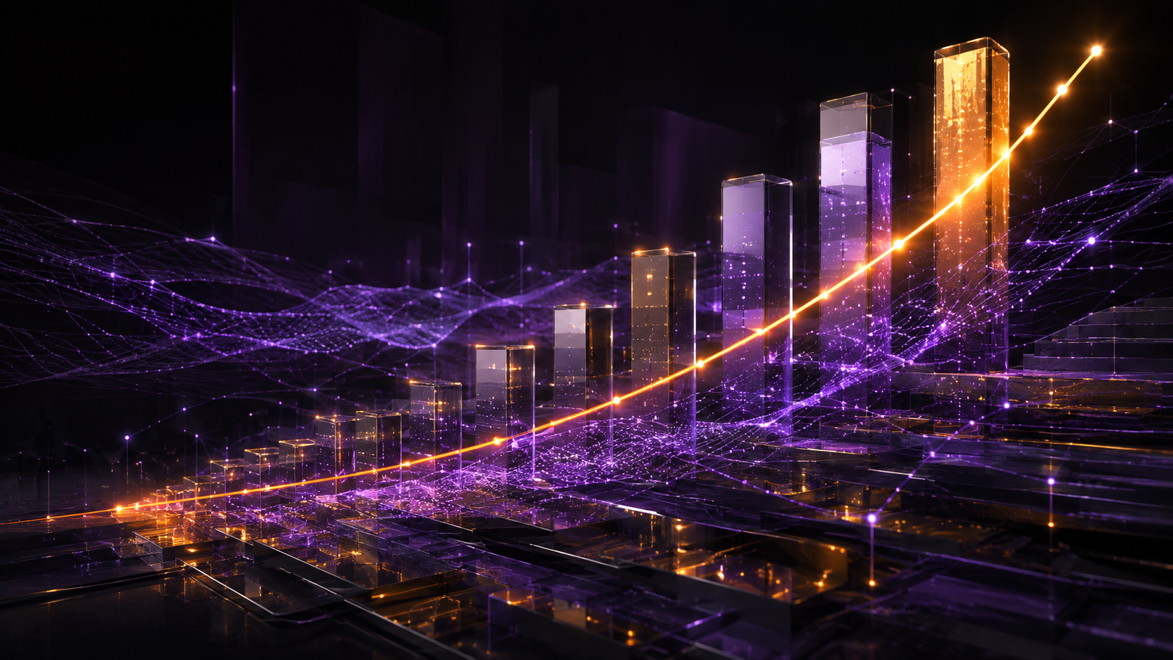 Performance pathways connecting engagement, efficiency, leads, and business growth