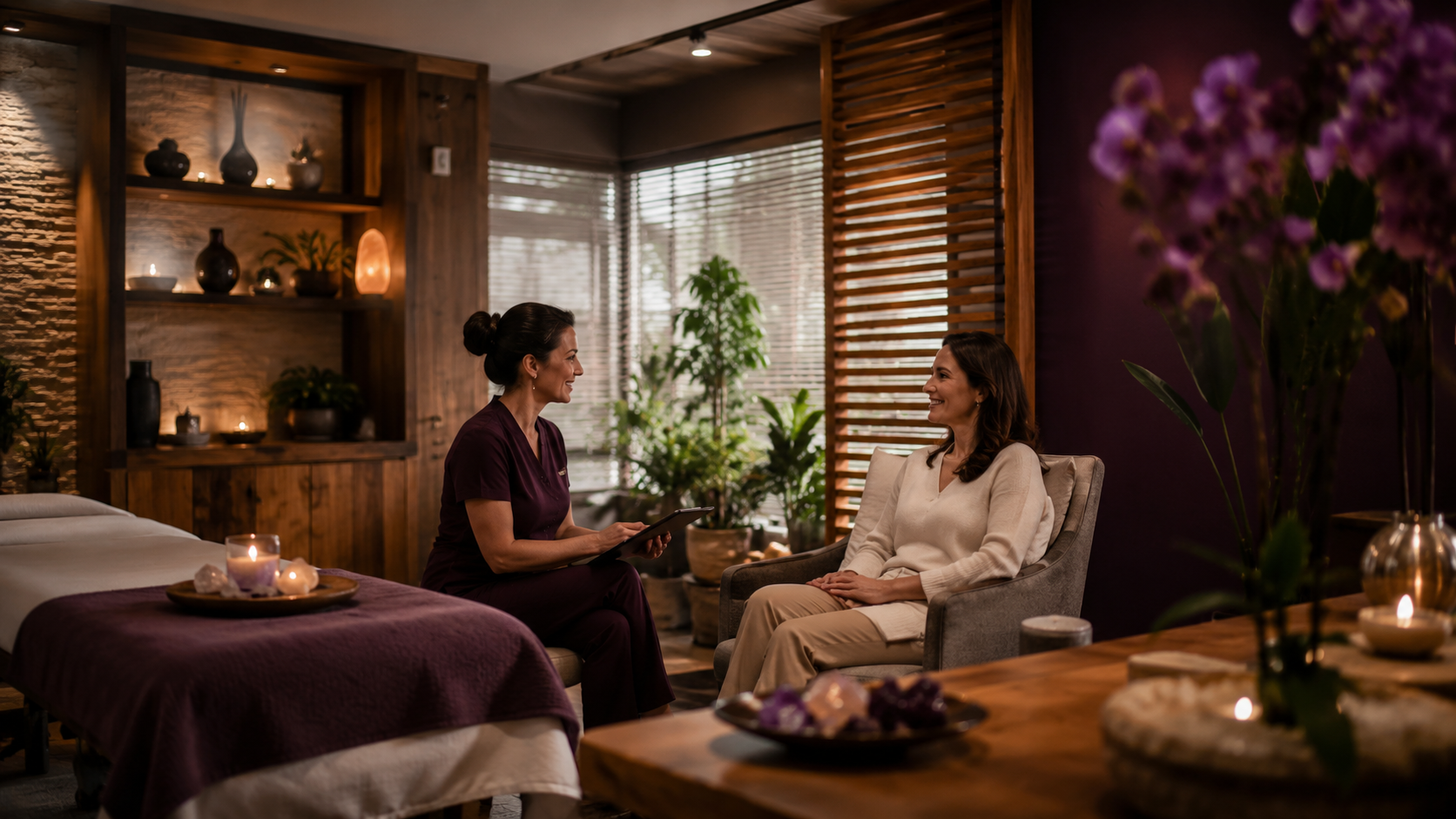 Original editorial representation of the Tranquil Paths Reflexology project